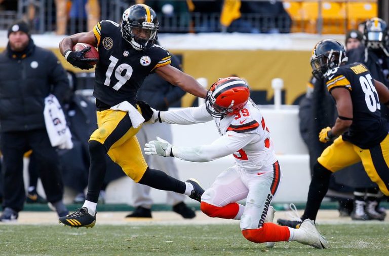 JuJu Shuster-Smith Kickoff Return TD vs Browns in Week 17